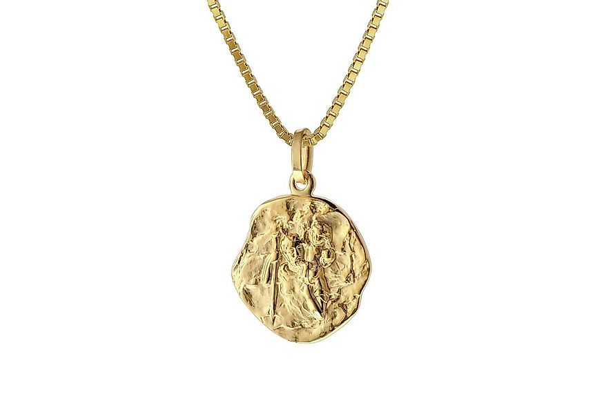 trendor Kette mit Anhänger Christophorus Anhänger Gold 333/8 Kt. mit Goldpl günstig online kaufen