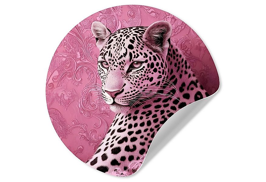 MuchoWow Wandsticker Panther - Deluxe - Rosa (1 St), Wandtattoo Selbstklebe günstig online kaufen