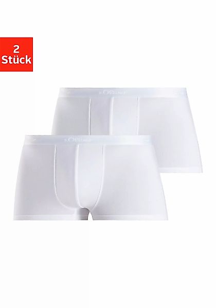 s.Oliver Hipster, (Packung, 2 St.), knapp sitzende Boxershorts aus weichem günstig online kaufen