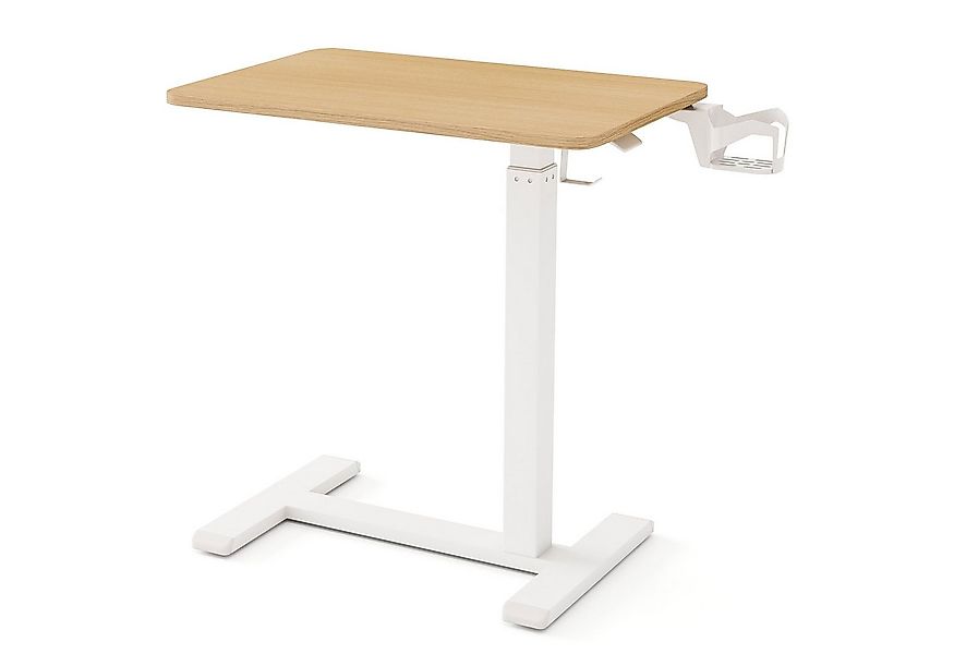 COSTWAY Laptoptisch, Beistelltisch für Bett mit Rollen, höhenverstellbar günstig online kaufen