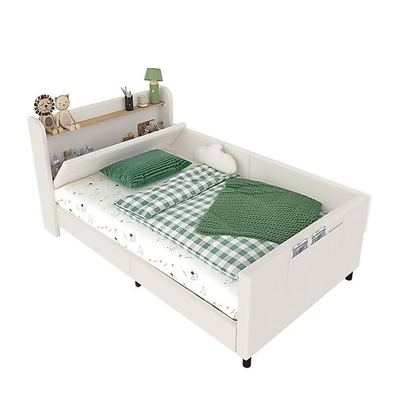 KLAM HOME Kinderbett Jugendbett Einzelbett Funktionsbett 90x200 (3 kleine A günstig online kaufen