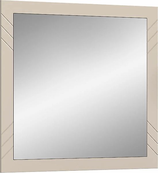 Home affaire Wandspiegel "Mento, quadratisch 80 x 80cm, Umlaufender Rahmen günstig online kaufen