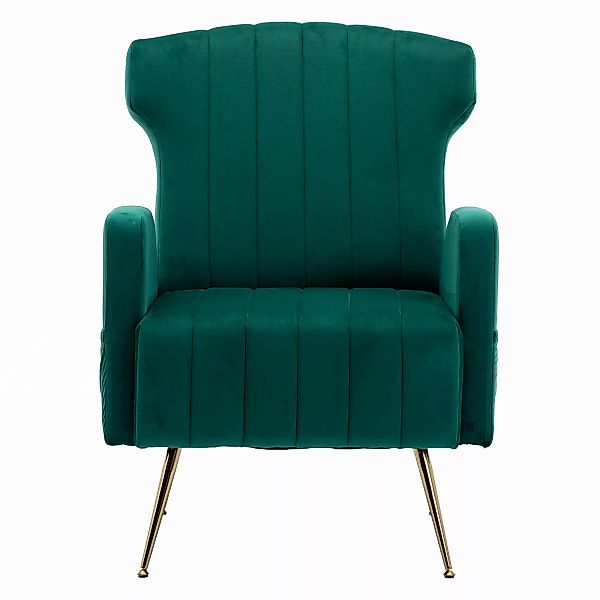 Relaxsessel aus Samtstoff, elegantes und modernes Design für Wohnzimmer und günstig online kaufen