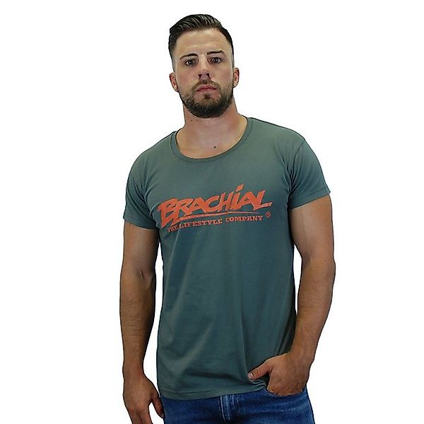 BRACHIAL THE LIFESTYLE COMPANY T-Shirt Brachial T-Shirt "Sign" dunkelgrau/o günstig online kaufen