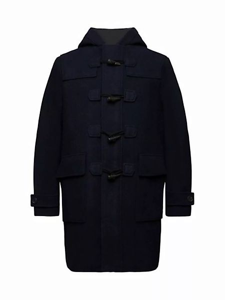 Esprit Dufflecoat Mantel aus Wollmix mit Knebelknöpfen günstig online kaufen
