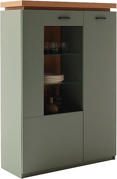 MCA furniture Highboard "MONIZ Highboard", (1 St.), Hochkommode,Kommode,Eic günstig online kaufen
