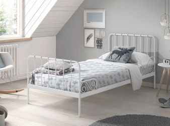 Vipack Jugendbett "Alice, Bettgestell Metall, pulverbeschichtet, in zeitlos günstig online kaufen