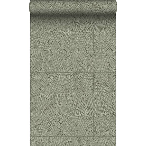 Origin Luxury Wallcoverings Tapete Fliesenmuster Mit Schlangenhaut Motiv Ol günstig online kaufen