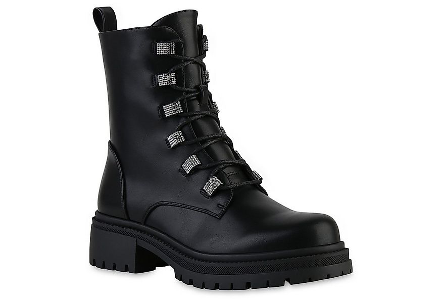 VAN HILL 841804 Schnürstiefelette Damen Leicht Gefütterte Schnürstiefelette günstig online kaufen