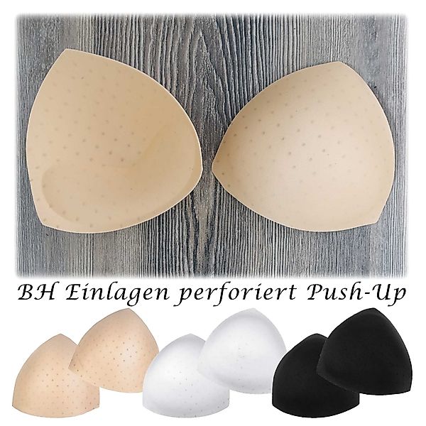 maDDma BH-Push-up-Einlagen BH Einlagen "S" perforiert Push-Up Einlagen Biki günstig online kaufen