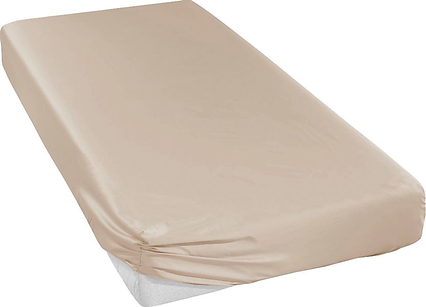 Curt Bauer Spannbettlaken Uni-Mako-Satin in Gr. günstig online kaufen