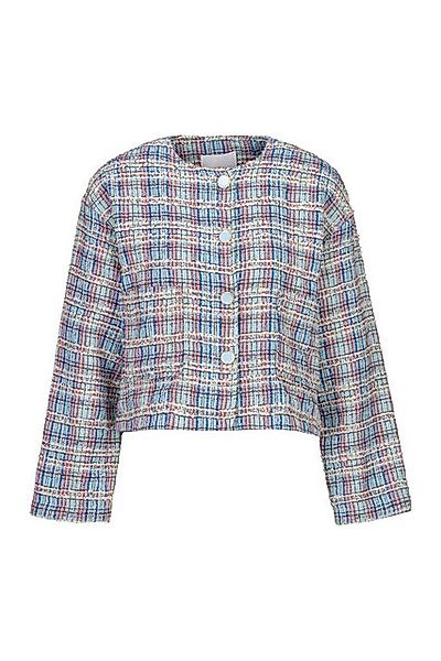 RICHROYAL Strickfleecejacke D-Jacke nicht aus Leder mit edler Bouclé-Strukt günstig online kaufen