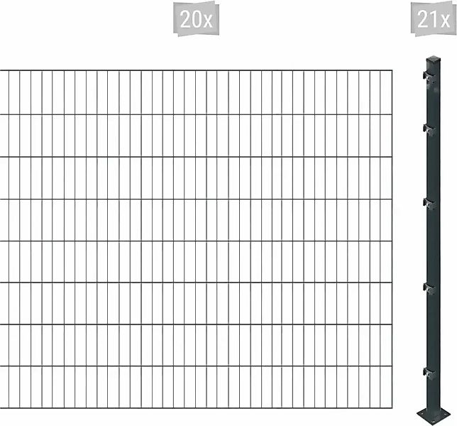 Arvotec Einstabmattenzaun "ESSENTIAL 160 zum Einbetonieren", Zaunhöhe 160 c günstig online kaufen