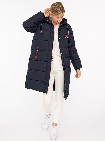 Zwillingsherz Steppmantel Küstentraum martimen Details, mit Kapuze und Tasc günstig online kaufen