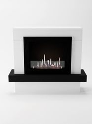 GLOW FIRE Echtfeuer-Dekokamin Larvik Ethanol Kamin, günstig online kaufen