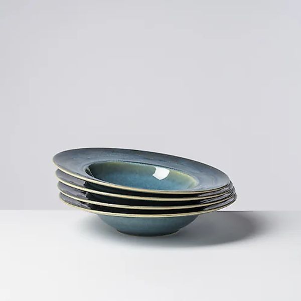 gipfelstück Pastateller »Tiefer See« Scandi-Style, glänzende Reaktivglasur, günstig online kaufen