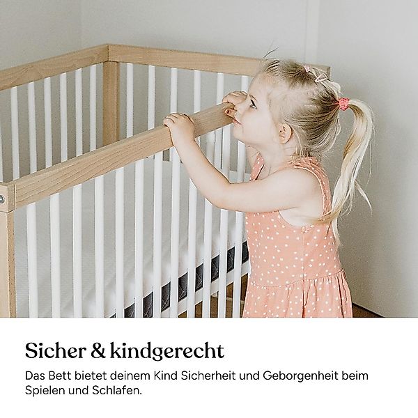 Ehrenkind Babybett PUR inkl. Matratze aus günstig online kaufen