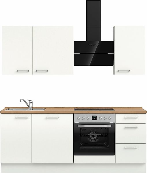 nobilia Küchenzeile ""Laser II", Ausrichtung wählbar, Breite 210 cm" vormon günstig online kaufen