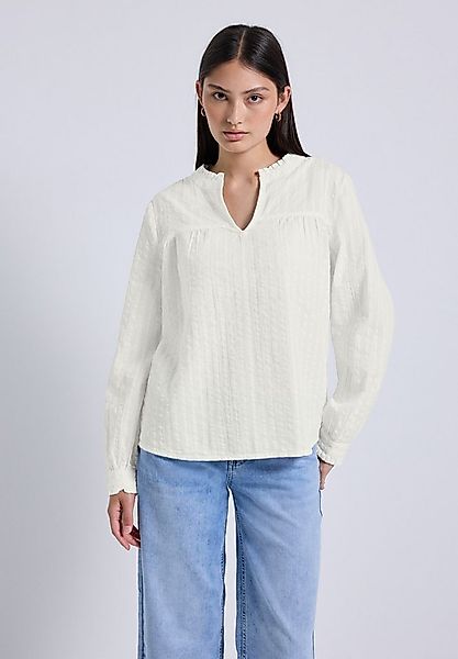 STREET ONE STUDIO Langarmbluse aus reiner Baumwolle günstig online kaufen