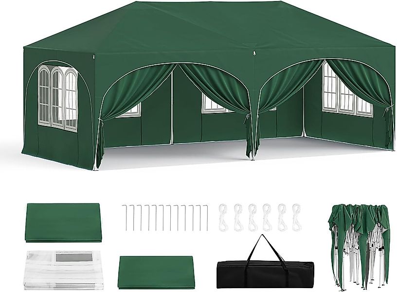 Woltu Pavillon, mit 2 Seitenteilen, 3x6 günstig online kaufen