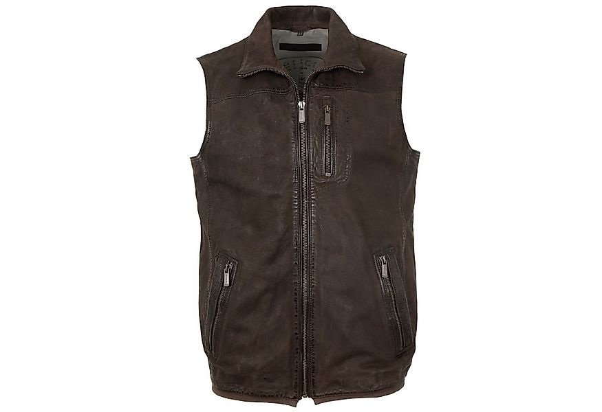 Deercraft Lederweste DMCork Deercraft - Herren Lederweste Lammnubuk dunkelb günstig online kaufen