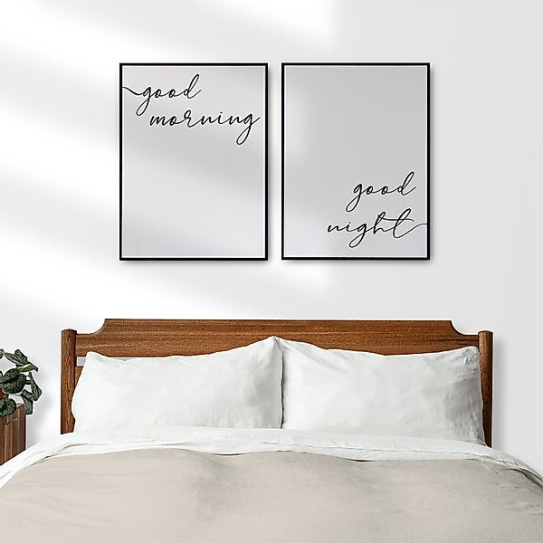 Tigerlino Poster 2er Set Good Morning günstig online kaufen