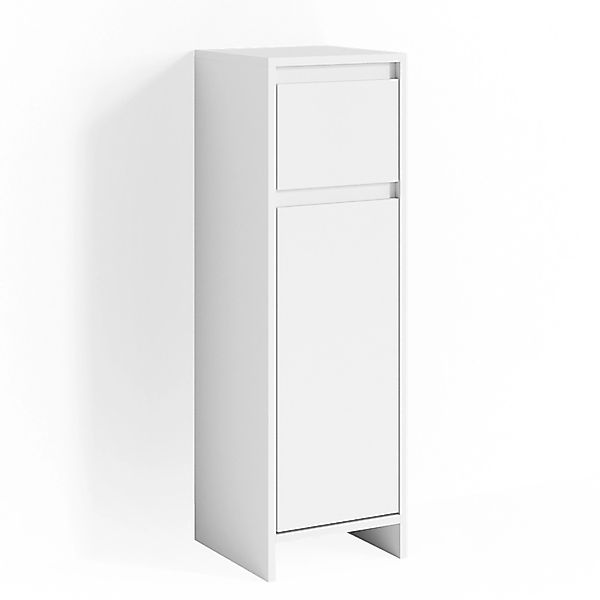 Vicco Midischrank Emma Weiß 30 x 95 cm günstig online kaufen