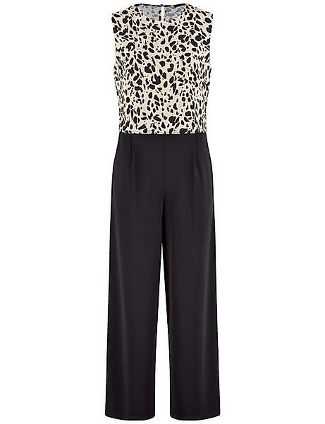 Taifun Jumpsuit – Ärmelloser Jumpsuit mit Animal Print und Rückenausschnitt günstig online kaufen