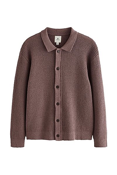 Next Strickjacke Relaxed Fit Hemdjacke mit günstig online kaufen