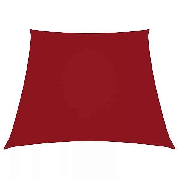 Sonnensegel Oxford-gewebe Trapezförmig 3/4x2 M Rot günstig online kaufen