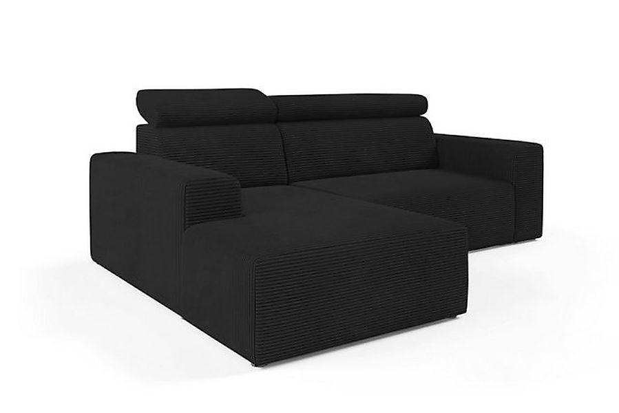 Deine Möbel 24 Wohnlandschaft KLAUS L 248 cm breit Ecksofa Sofa Wohnzimmer günstig online kaufen