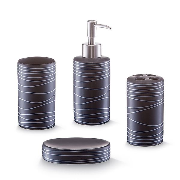 Zeller Present Badaccessoire-Set Bad-Access.-Set, 4-tlg., Keramik, günstig online kaufen
