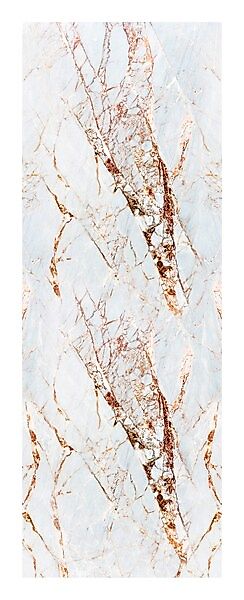 queence Vinyltapete Marmor-Weiß, glatt, Steinoptik, 90x250cm, günstig online kaufen