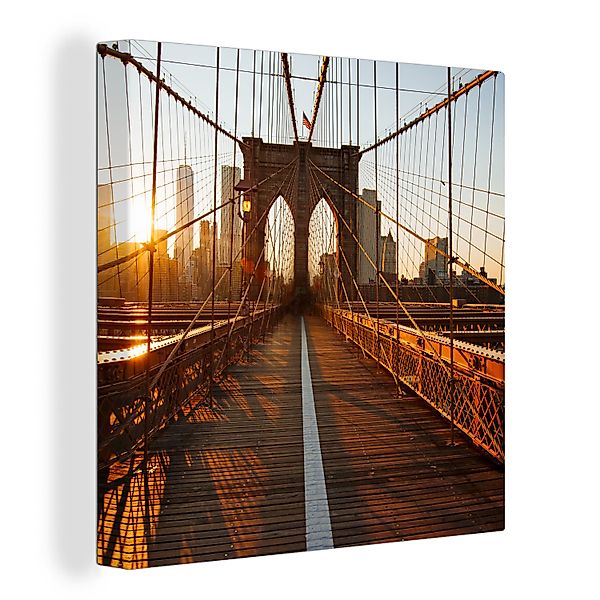 OneMillionCanvasses® Leinwandbild Brooklyn Bridge in New günstig online kaufen