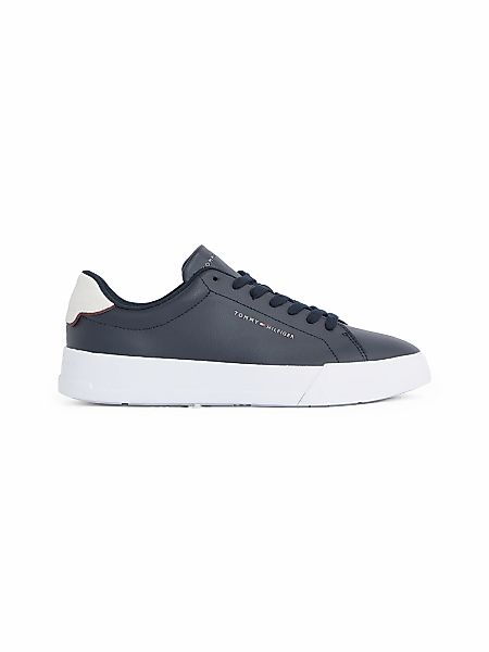 Tommy Hilfiger Sneaker "TH COURT LTH DETAIL ESS", Freizeitschuh, Halbschuh, günstig online kaufen