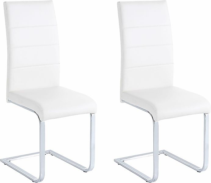 OTTO home Freischwinger "Josy" (Set) 2 Stk.Bezug in Kunstleder, verchromtes günstig online kaufen