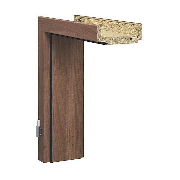 Türzarge GA736 Dekor Holznachbildung Nussbaum 61 x 198,5 x 14,5 cm Anschlag günstig online kaufen