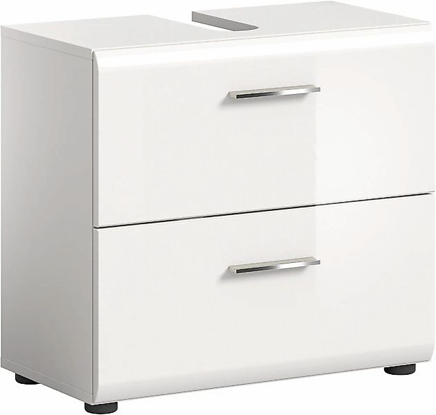 welltime Waschbeckenunterschrank "FLORENZ, TOPSELLER, Breite 60 cm, 2 Schub günstig online kaufen