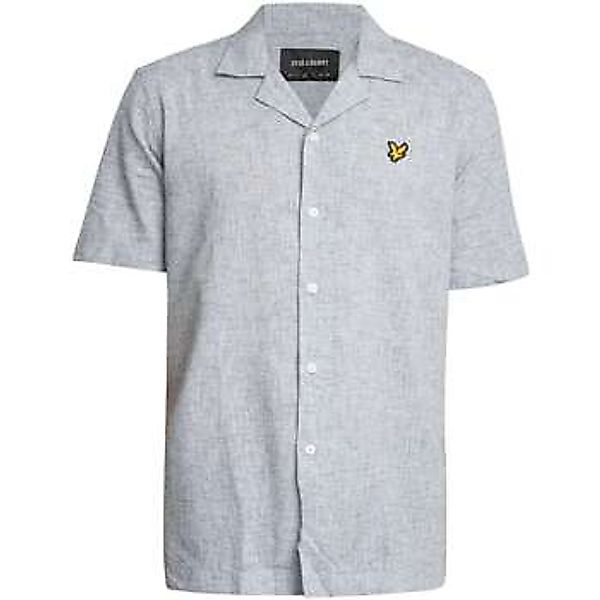 Lyle & Scott  Kurzarm Hemdbluse Kurzärmliges Oxford-Revershemd aus Leinenmi günstig online kaufen
