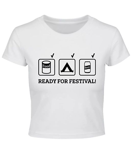 Ready For Festival · Crop T-Shirt günstig online kaufen