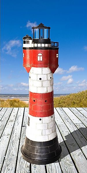 Jürgen Westerholt GmbH LED Dekoobjekt Solar-Leuchtturm ROTER SAND Dekoleuch günstig online kaufen