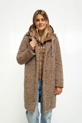 FUNK since 1776 Fellimitatmantel lang in günstig online kaufen