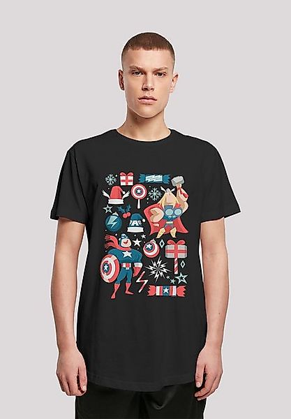 F4NT4STIC T-Shirt Marvel Thor And Captain America Weihnachten Print günstig online kaufen