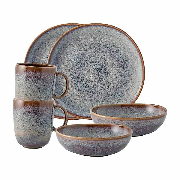 like. by Villeroy & Boch Geschirr-Set "Frühstücks-Set Lave 6er Set" günstig online kaufen