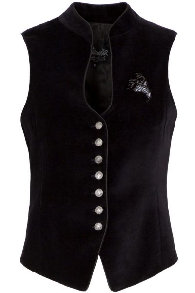 Hangowear Trachtenbluse Trachtenmieder - QALINA SAMT günstig online kaufen