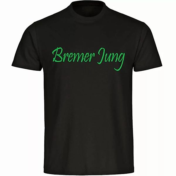 multifanshop T-Shirt Herren Bremen - Bremer Jung - Männer günstig online kaufen
