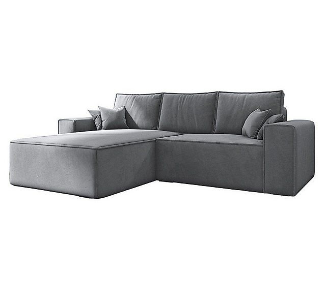 MOEBLO Ecksofa ERNO II, Ecksofa aus Cordstoff, Couch für Wohnzimmer, Schlaf günstig online kaufen