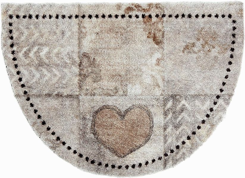 ASTRA Fußmatte Pure&Soft 017, halbrund, Höhe: günstig online kaufen