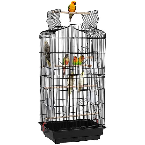 Yaheetech Vogelkäfig Vogelvoliere, Vogelhaus für Papagei günstig online kaufen