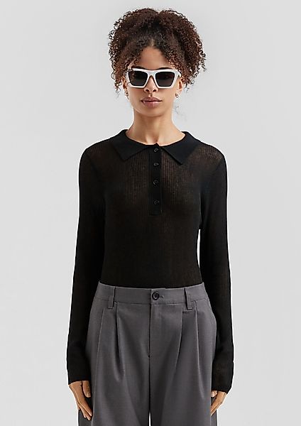 QS Strickpullover Leicht transparenter Pullover mit günstig online kaufen